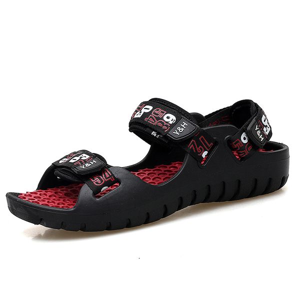 

men garden sandals men water beach shoes brand casual shoes jelly slippers sneakers summer flip flops, Black