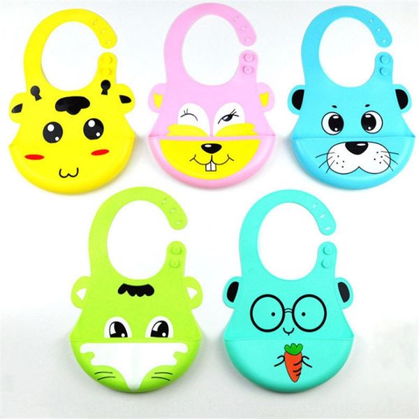 

silicone towel baby waterproof silicone bib super silica gel silica gel soft children's saliva pocket baby feeding saliva pocket