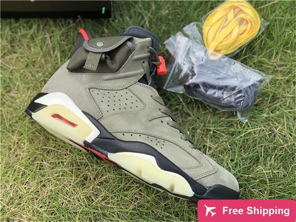 

release аутентичные трэвис скотт воздуха 6 кактус джек medium olive glow in the dark army green замша 3м человек баскетбол обувь кроссовки к