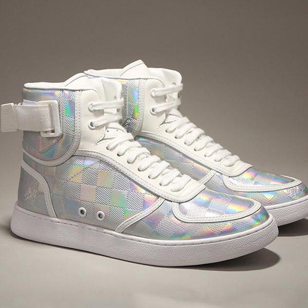 

new arrival rivoli sneaker boots mens shoes herren luxus marken schuhe vintage fashion autumn and winter footwears lace -up casual men boots, Black