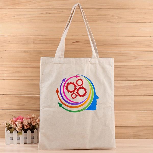 

fashion creative thinking 3d digital printed girl and women canvas tote bag suit for shopping,gift,wedding, birthday or others