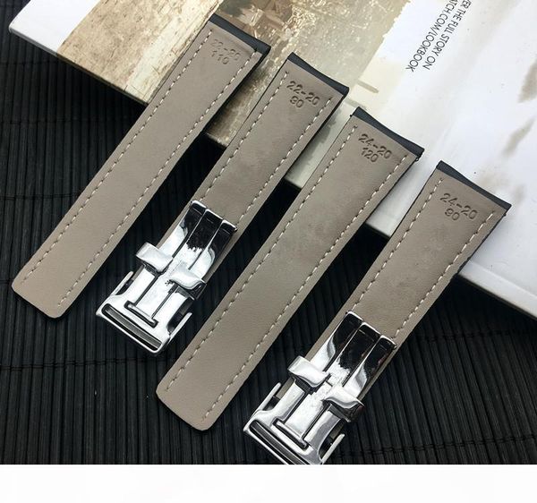 

a luxury genuine leather watch band watchband for breitling strap for navitimer world avenger navitimer belt 22mm 24mm logo on t190620, Black;brown