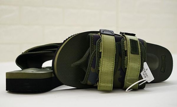 

new classics fashion clot suicoke vclt mens slippers summer designer hook & loop white black sandals flip flops scuffs size 40-45 01d cs01