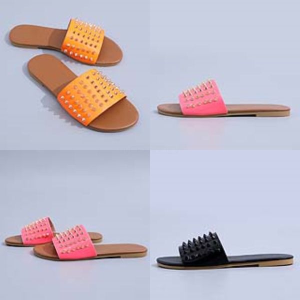 

wit box 2020 women dener ig eel stretc slippers sky blue wite black genuine leater#151#810