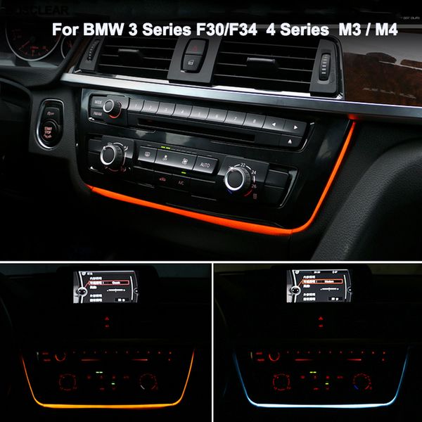 

для 3/4 серия f30 f34 f35 m3 m4 2020-2012 ambient light салон центрального контроля кондиционер панель атмосфера лампа