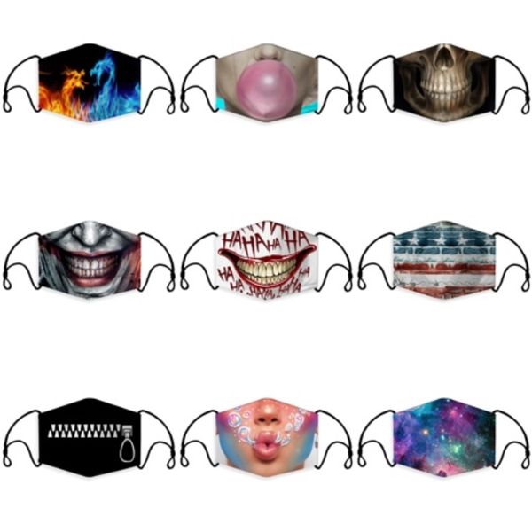 

shipping anti dust face mouth er mask dustproof anti-l washable reusable ice silk cotton masks tools#790