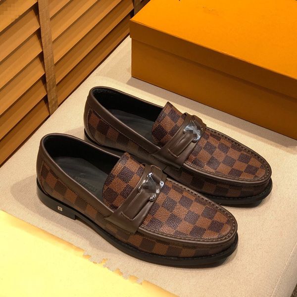 

iduzi fashion men summer leather breathable causal flats loafers shoes moccasins british grid male comfortable driving gommino shoes f 38-45, Black