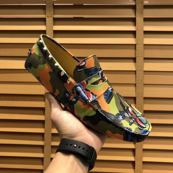 

2020x new high-end men's business daily casual shoes leather shoes soft peas shoes british fashion wild lazy shoes, size: 38-45