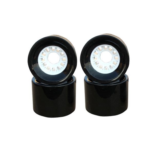 

4pcs black skateboard wheels long board pu wheel 78a 70mm wheel for long board skateboard