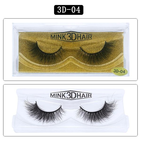 

Mink Hair lashes 100 Real Mink Eyelashes Big 3D 25 Styles 25MM 3D lash Beautifying tools Multi-layer Thick Sharpening False Eyelash