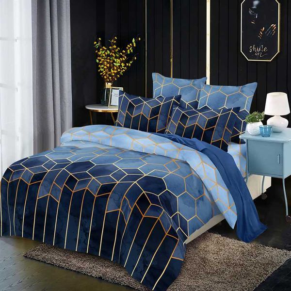 

lovinsunshine geometric duvet cover comforter bedding  king bed linens gh02#