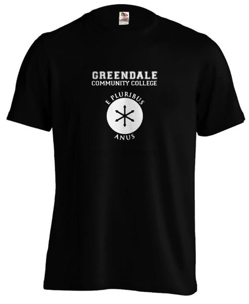 

greendale community college series comedy funny tshirt tee, White;black