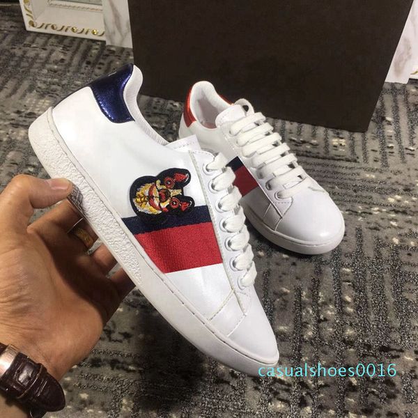 

luxury shoes men casual shoes lovers pattern luxury brands designer sneakers lace-up running shoes women casual designer shoe c16, Black