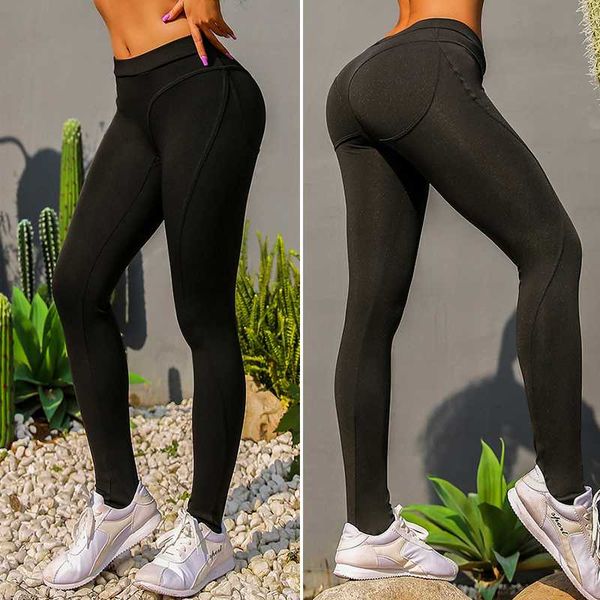 

women's high waist leggings women's wild hip sports yoga pants black, White;red