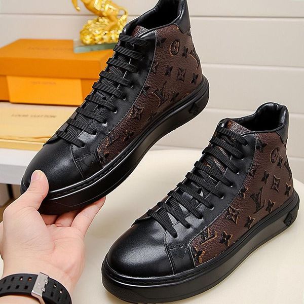 

fast delivery mens shoes comfortable sports fashion classic footwears rivoli sneaker lace -up high casual men boots herren sportschuhe