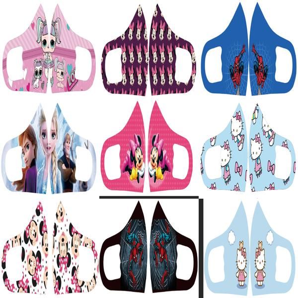 

face cover dhl cloth washable mask mask protection reusable character face mouth cartoon stretch face mask kids nose rmbrk otsweet, Black