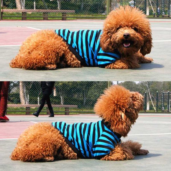 

dog apparel summer stripe tshirt vest pet clothing for small dogs yorkshire terrier shih tzu shirts puppy cat clothes chaleco para perro