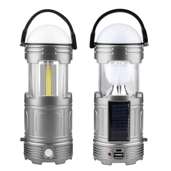 

portable lanterns 4 modes solar lights camping lantern cob led tent lighting emergency for outdoors travel hiking