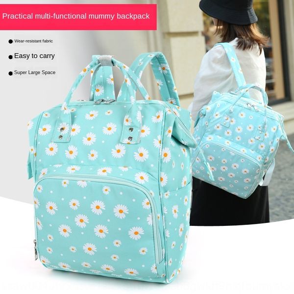 

fashion daisy mummy multi-function mother's diaper backpack diaper backpack women portable mother's bag mom bag