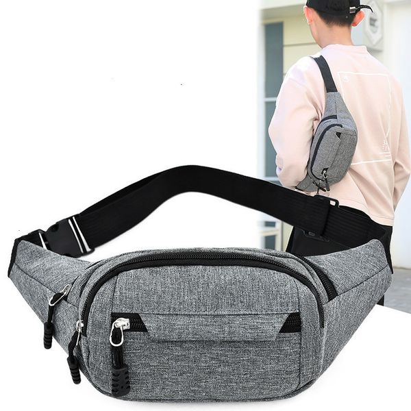 

men and women fanny pack new fashion waist bag sports multi-functiona large mobile phone bag money belt bag