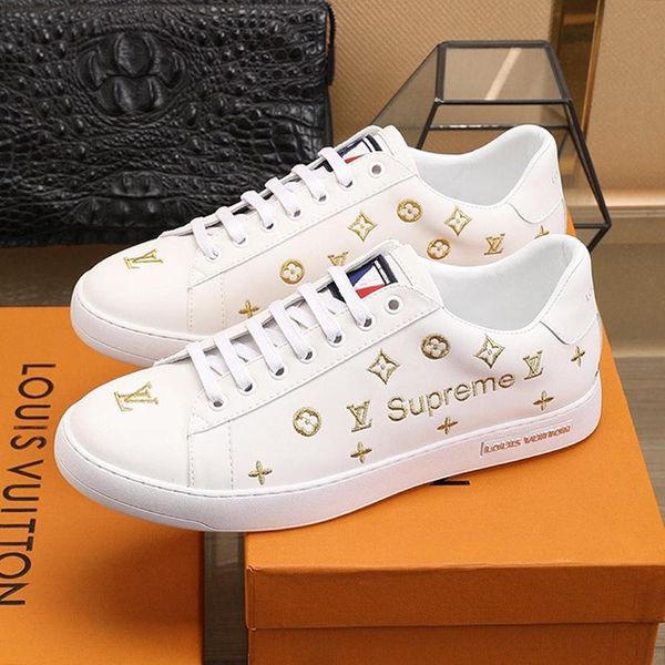 

new arrival mens shoes with origin box vintage design comfortable footwears zapatos de hombre plus size lace -up low luxury men shoes