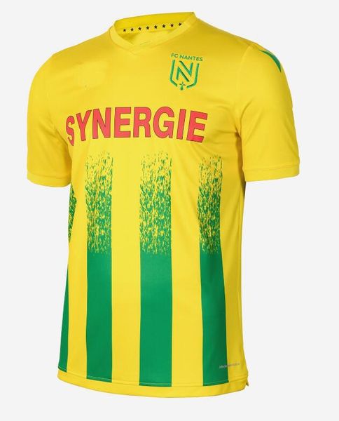 2020 Men Kids 20 21 FC Nantes Soccer Jersey Maillot De Foot Kit 2020 2021 SIMON LOUZA A TOURE ...