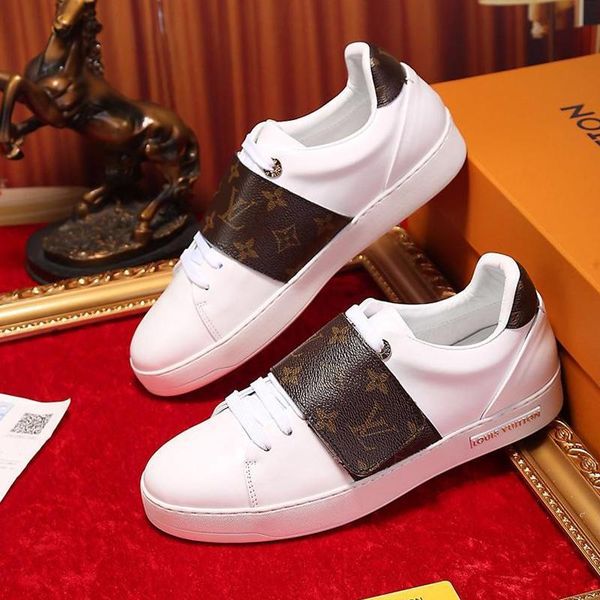 

womens shoes sports casual zapatillas snakers chaussures de sport pour femme with origin box luxury womens shoes fashion frontrow sneaker, Black