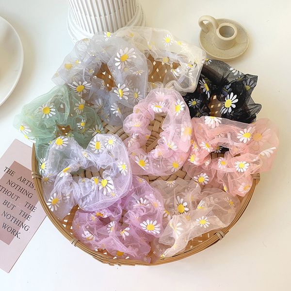 

hair accessories ruoshui woman floral elastic hairband flower ties scrunchies girls rubber band women headwear rope
