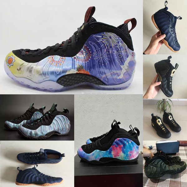 

black metallic penny hardaway men sports shoes 624041-009 foam one outdoor athletic shoes size40-47, White;red