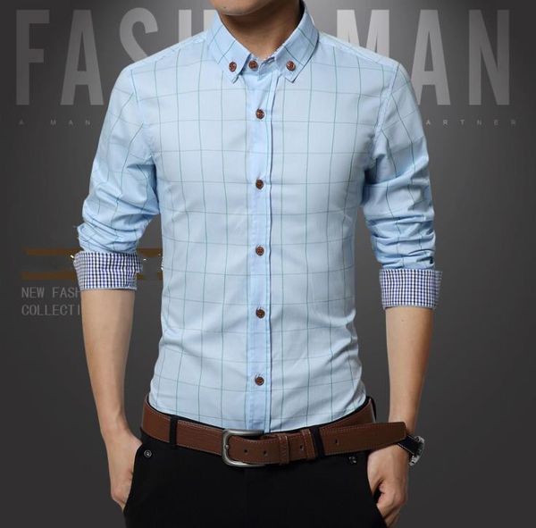 

elder mens плед бизнес рубашки человек 5xl отворотом шею длинным рукавом лоскутная платье рубашки мужчин высокой моды плюс размер одежды, White;black