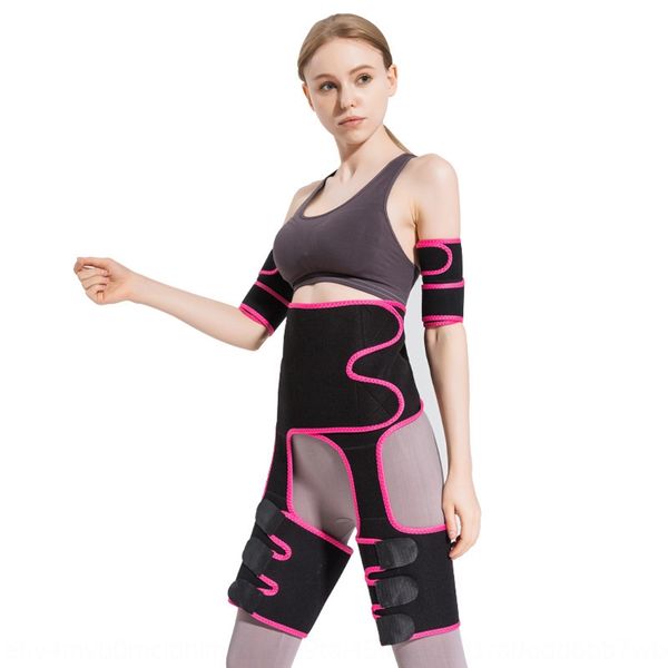 

sweat body-tied yoga high and low waist waist protection leg protection fitness exercise protective gear fat burningloss, Black;gray