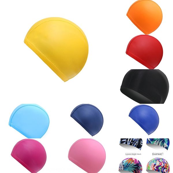 

napay spring cloth pure color swimming riding cap black swimming cap