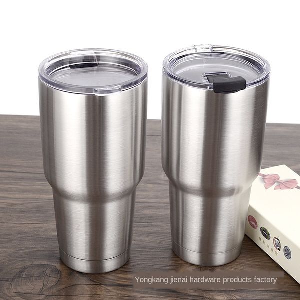 

ms7ye double-layer stainless steel thermal insulation creative thermal insulation cold water 30oz outdoor sports ice master cup car outdoor