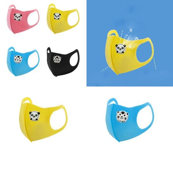 

childrens design face masks with breathing valve boys and girls sponge sponge smog breathable dustproof student mask xd23488 rukcx