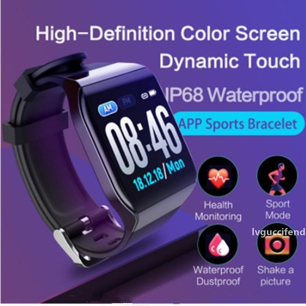 

2019 new ky117 1.3 full touch screen smartwatch band waterproof sleep blood oxygen find phone fitness bracelet wristband with retail package