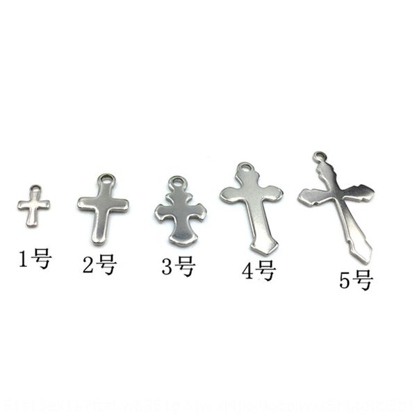 

stainless steel pendant accessories size multiple diy jewelry pendant cross diy cross accessories, Silver