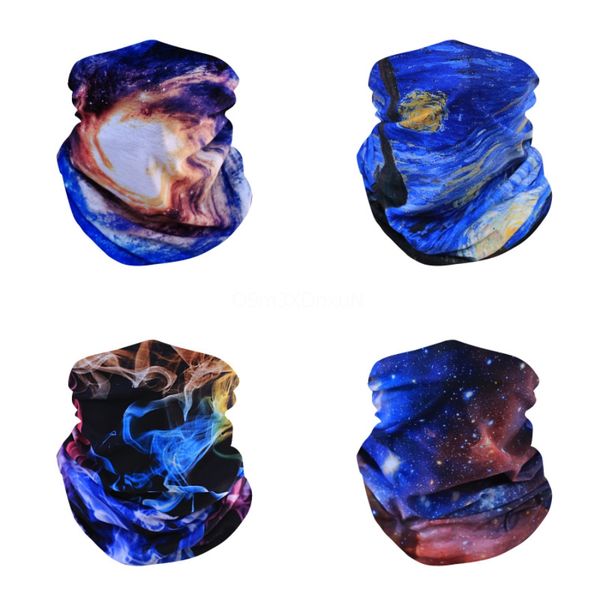 

direct selling men and women riding sports changeable magic sunscreen clown cartoon ghost face scarf 25 * 50cm #266#468, Black