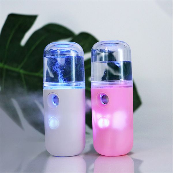 Portátil Mini Air Humidificador USB 25ml Portátil Beauty Spray Aparelho Nano Spray Difusor Difusor de Água Leite Face Facial Steam Facial