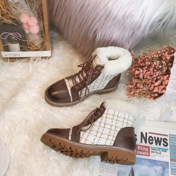 

2020o winter fashion trend plus velvet cotton shoes martin boots, fashion wild short boots party shoes, original box packaging delivery