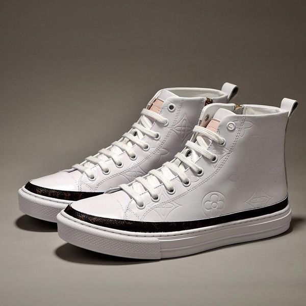 

2021 comfortable stellar sneaker boot mens shoes outdoor walking sports footwears vintage lace -up classic men boots herren luxus marken sch, Black