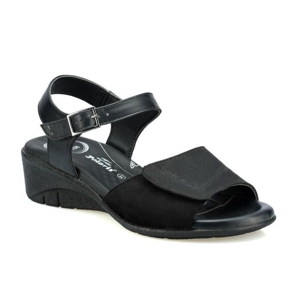 

flo 103069.z black women sandals polaris 5 point