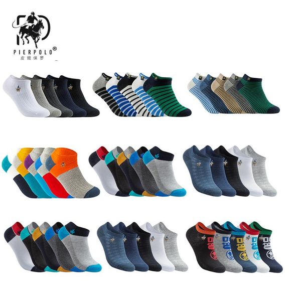 

new fashion summer short men ankle socks male casual colorful pure cotton socks man low cut brand (5pairs/lot, Black