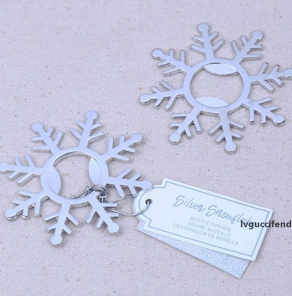 

snow flower bottle openers with tags snowflower wine beer bottle openers party favors ing