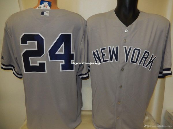 

custom new york gary sanchez #24 sewn cool base baseball jersey gray new mens stitched jerseys big and tall size xs-6xl for sale
