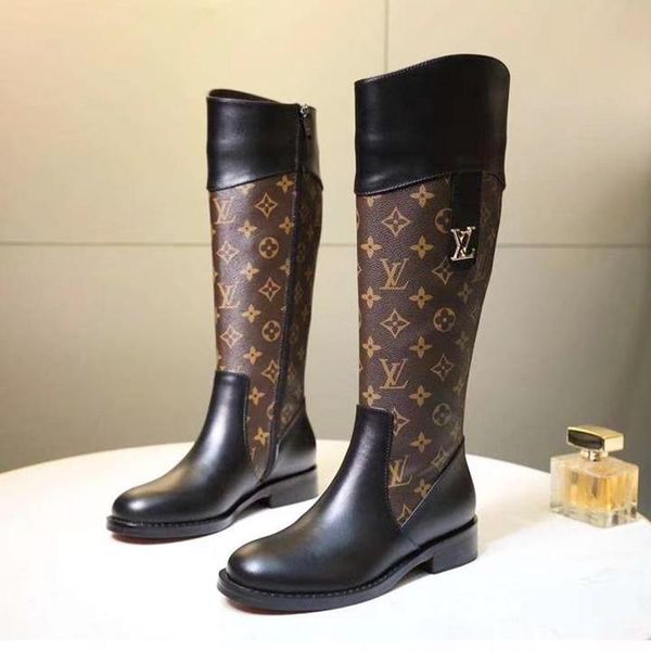 

new women boots shoes footwears platform chaussures de femmes lady luxury bottes femme zipper womens fashion boots for work f22, Black