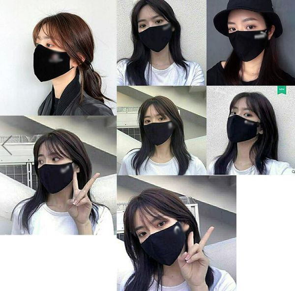 

brand designer mask ins style face mask protective masks mixed color cotton washable reusable cloth public area masks men women