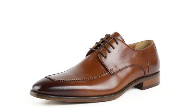 

new fashion breathable high-classics men shoes dress shoes square toe lace up formal business, Black