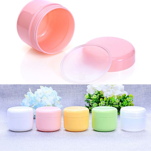 

capacity 20g clear mini empty cosmetic containers jars sample cream pots round bottles