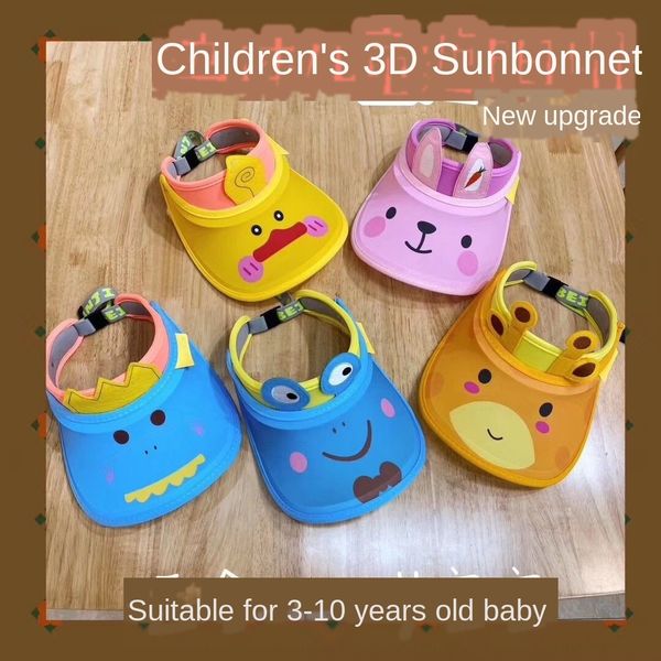 

children's cartoon children's sun hat cartoon sun hat hat, Blue;gray