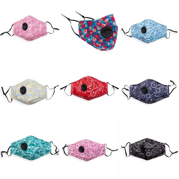 

adjustable breathable yarn face mask washable muti-color face er reusable designer masks sunscreen soft mouth mask party masks dhb170#381, Black